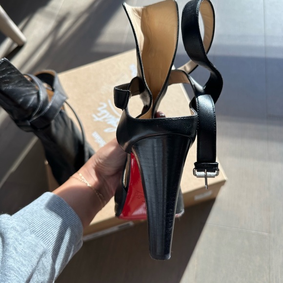 Christian Louboutin Hippik Napa Red Sole Sandal - Picture 5 of 12